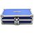 Caixa Organizadora Com Chave - Vaultz - Azul (13,1x21x6,1cm) Ref. 803150 - Imagem 1