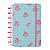 Caderno Inteligente Pink Azul Florido A5 - 22,0 x 15,5 cm - Imagem 1