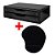Suporte Monitor Black Piano 2 Gavetas + Pad Mouse - Imagem 1
