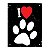 Placa Decorativa I Love Pets 18x23 Dec28 Sinalize Store - Imagem 2