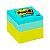 Bloco Adesivo Post-it 3M Cubo Neon 400 folhas - Imagem 1