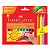 Giz de Cera 15 Cores Jumbo Faber Castell - Imagem 1