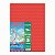 Papel Ecocores Textura Visual A3 Vermelho 5Fls Novaprint - Imagem 1