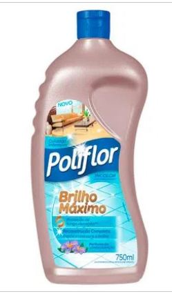 Cera Maximo Brilho Incolor 750ml Poliflor - Imagem 1