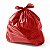Saco de Lixo 20LTS Vermelho Comum PCT C/100 UN - Imagem 1