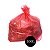 Saco de Lixo Comum Vermelho 100LTS PCT C/100 UN - Imagem 1