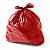 Saco de Lixo 200LTS Vermelho Comum M.5 PCT C/100 UN - Imagem 1