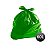 Saco de Lixo Comum Verde 60LTS PCT C/100 UN - Imagem 1