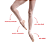 Meia Calça Ballet Rosa e Salmão - Infantil - Imagem 2