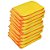 Kit 20 Flanelas de Microfibra Amarelo Ouro 40x60cm Autoamerica - Imagem 1