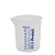 Copo Becker de Plástico Com Graduação Azul 250ml JProlab - Imagem 2