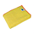 Flanela de Microfibra Amarela 40X60cm 300GSM Borda Laranja JS - Imagem 1