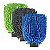 Luva de Microfibra para Lavagem 125GSM 2 Lados Chenile JS - Imagem 4