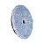 Boina de Microfibra Branca e Azul Kut Microfiber Waxing Final Touch 5" Kers - Imagem 1