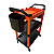 Carrinho para Ferramentas Storage Detail Preto e Laranja Kers - Imagem 2