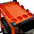 Carrinho para Ferramentas Storage Detail Preto e Laranja Kers - Imagem 4