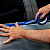 Fita Crepe Automotiva UV Azul 24mm x 50m Vonixx - Imagem 3