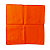 Toalha de Microfibra Kers Inside The Car 30x30cm Laranja 500GSM - Imagem 3