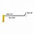 Haste Z com Dobra de 8cm Ponta Fina 45cm x 8mm Fast PDR Tools - Imagem 2