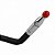 R10B Ponteira Roscada Redonda 10mm Borracha Vermelha Dentcraft - Imagem 4