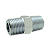 Niple Rosca Dupla 1/4 Metalfort - Imagem 2