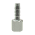 Adaptador Rosca Fêmea 1/4 para Mangueira 5/16 Metalfort - Imagem 1