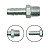 Adaptador Rosca Macho 1/4 para Mangueira 5/16 Metalfort - Imagem 3