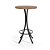 Conjunto Mesa Alta Bar Redonda Tampo em MDF Noronha com 2 Banquetas de Madeira Imbuia - Straub Web - Imagem 2