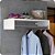 Cabideiro de Parede Arara Porta Roupas Quarto Closet Branco - Straub Web - Imagem 1
