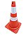 Cone de Sinalização Flexível c/ 2 Faixas Refletivas - Imagem 1
