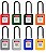 Cadeado de Bloqueio Plástico com Haste Plástica Lockout Tagout NR10 - Imagem 3
