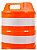 Cone Barril 110cm Base Quadrada Sinalização - Imagem 2