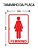 Placa Sanitário Masculino e Feminino 15x20cm - Imagem 4
