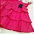 Vestido Tricoline Rosa Pink Tam G - Imagem 3