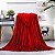 Cobertor Vermelho Casal em Soft Microfibra 2,00 x 1,80 m - Imagem 1