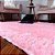 Tapete Felpudo Rosa Bebê Antiderrapante para Sala e Quarto – 1,00 x 1,40 m - Imagem 3