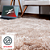 Tapete Felpudo Bege Antiderrapante para Sala e Quarto – 2,00 x 2,40 m - Imagem 3