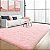 Tapete Felpudo Rosa Bebê Antiderrapante para Sala e Quarto – 2,00 x 2,40 m - Imagem 1