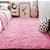 Tapete Felpudo Rosa Bebê Antiderrapante para Sala e Quarto – 2,00 x 2,40 m - Imagem 3