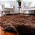 Tapete Felpudo Marrom Antiderrapante para Sala e Quarto – 2,00 x 3,00 m - Imagem 5