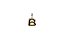 Pingente Bold letra B - Imagem 1