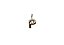 Pingente Bold letra P - Imagem 1