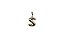 Pingente Bold letra S - Imagem 1