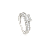 Anel Quadrado com Baguetes - Imagem 1