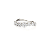 Anel 7 Florzinhas Ouro Branco - Imagem 2