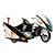 DC Retro Batman 66 Batcycle with Sidecar Vehicle Accessory - Imagem 1