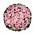 Coroa de Flores com Gérberas Cor de Rosa - Imagem 1