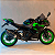 Escapamento Ponteira R66 Carbono Full Coletor 2X1 Inox Ninja 400/Z400 Power Escapamentos - Imagem 1