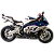 Escapamento Full Ponteira HexaGP | Coletor Curto Racing 4X2X1 ø60mm Inox BMW S1000RR 2017-2019 - Imagem 1