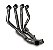 Coletor FULL 4X2X2 ( SEM LINKS ) Para Par DE Ponteiras Inox Suzuki HAYABUSA 2022-2023 G2 Power Escapamentos - Imagem 1